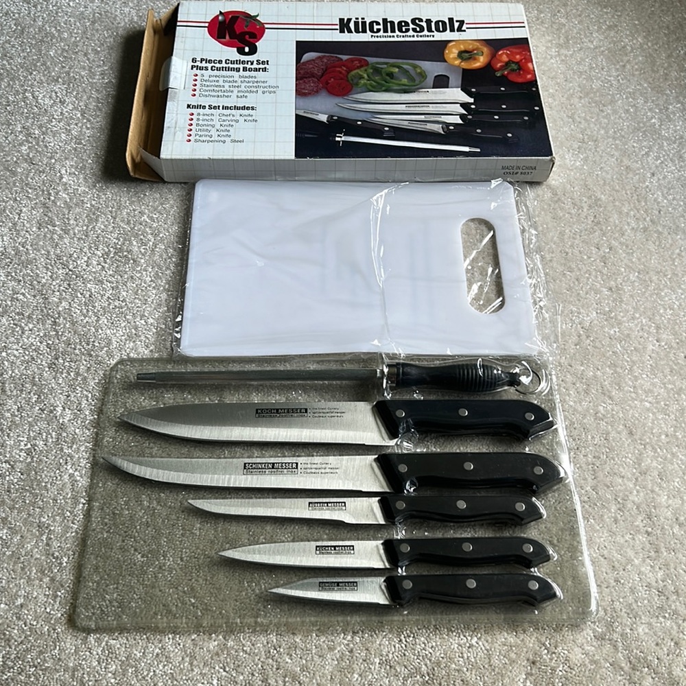 Set of 6 piece cutlery set